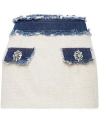 Philipp Plein - Tweed Mini-Rok - Lyst