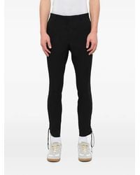 Lanvin - Belt-Loops Cropped Trousers - Lyst
