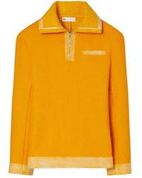 Tory Burch - Half-Zip Polo Shirt - Lyst