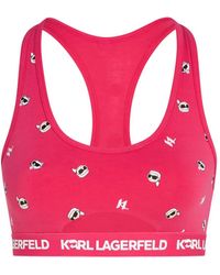 Karl Lagerfeld - Ikon Peephole Bralette - Lyst