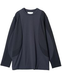 Yoshio Kubo - Panelled Long-Sleeve T-Shirt - Lyst