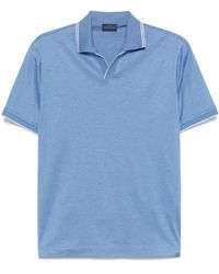 Paul & Shark - Mélange-Effect Polo Shirt - Lyst
