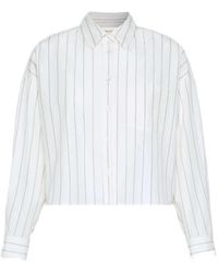 Weekend by Maxmara - Katoenen Blouse Met Contrasterende Achterkant - Lyst