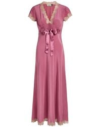 RIXO London - Marlice Lace Bow-Detail Midi Dress - Lyst