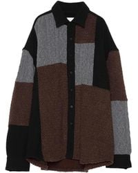 Yoshio Kubo - Camisa con diseño patchwork - Lyst