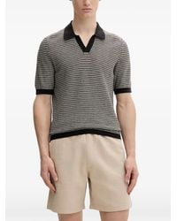 Marc O' Polo - Striped Knit Polo Shirt - Lyst