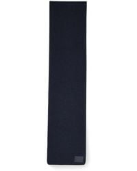 Dolce & Gabbana - Logo-Patch Ribbed-Knit Cashmere Scarf - Lyst