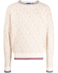 Gcds - Pullover Mit Intarsien-Logo - Lyst