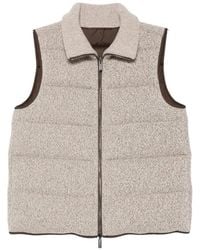 Peserico - Quilted High-Neck Gilet - Lyst