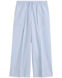 TOTEME - Linen And Cotton Blend Trousers - Lyst