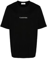 Lanvin - T-Shirt Brodébouclette - Lyst
