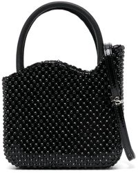 Le Silla - Mini Gilda Rhinestone-embellished Bag - Lyst