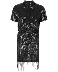 FEDERICA TOSI - Sequin-Embellished Fringed Dress - Lyst