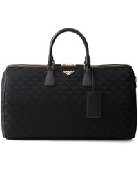 Prada - トライアングルロゴ ダッフルバッグ - Lyst