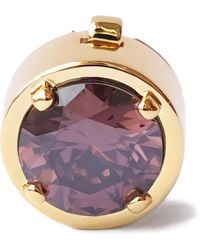 Izabel Display - Stone-Embellished-Plated Button Cover - Lyst