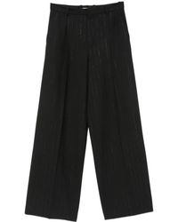 Sandro - Pinstripe-Pattern Pleated Palazzo Pants - Lyst