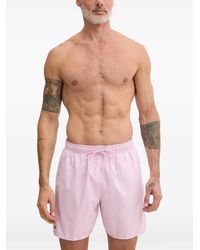 Lacoste - Logo-Patch Swim Shorts - Lyst