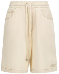 Amiri - Drawstring Denim Shorts - Lyst