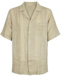 Altea - Short-Sleeved Camp-Collar Shirt - Lyst