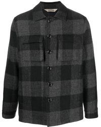 Aspesi - Check-Pattern Shirt Jacket - Lyst