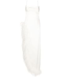 retroféte - Priscilla Feather Long Dress - Lyst
