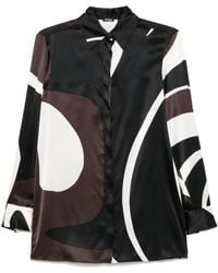 Kiton - Overhemd Met Abstracte Print - Lyst