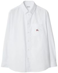 Burberry - Button-Down Overhemd - Lyst