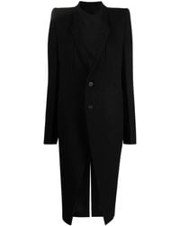Rick Owens - Mantel Mit Knöpfen - Lyst