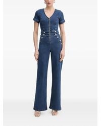 Guess - Denim Jumpsuit - Lyst