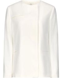 Loulou de Saison - Bono Asymmetric Welt Pocket Jacket - Lyst