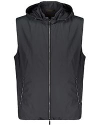 Moorer - Chaleco Impermeable Con Capucha - Lyst