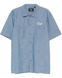 Deus Ex Machina - Forecourt Logo-Embroidered Short-Sleeve Shirt - Lyst