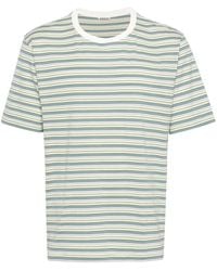 AURALEE - Katoenen T-shirt Met Print - Lyst