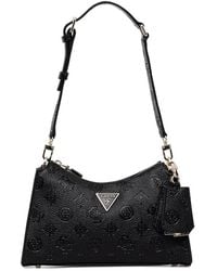 Guess - Debossed-Logo Shoulder Bag - Lyst