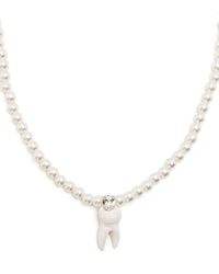 Chopova Lowena Multi Charm Necklace in Silver (Metallic) | Lyst