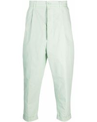 Ami Paris - Ami Cropped Tapered Trousers - Lyst