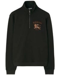 Burberry - Sweatshirt Mit Knight Check - Lyst