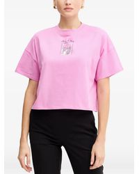 KARL LAGERFELD - Graphic-Print T-Shirt - Lyst