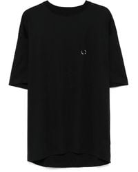 Mugler - T-Shirt Mit Piercing - Lyst