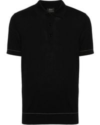 Brioni - Piqué Cotton Polo Shirt - Lyst
