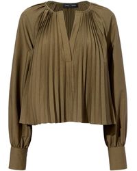 Proenza Schouler - Monica Pleat-Detailing Blouse - Lyst