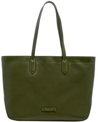 The Bridge - Larissa Logo-Plaque Leather Tote Bag - Lyst