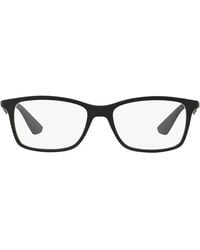 Ray-Ban - Rx7047 Rectangle-Frame Glasses - Lyst