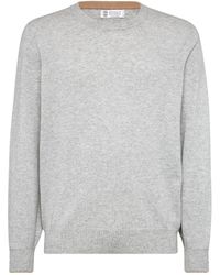 Brunello Cucinelli - Pulls Gray - Lyst