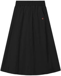 Chocoolate - Elasticated-Waist A-Line Midi Skirt - Lyst