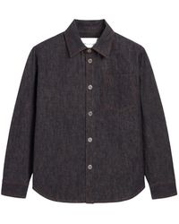 Ami Paris - Cotton Overshirt With Ami De Coeur - Lyst
