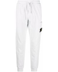 Stone Island - Compass Logo-patch Track Pants - Lyst