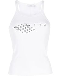 IRO - Logo-Print Tank Top - Lyst