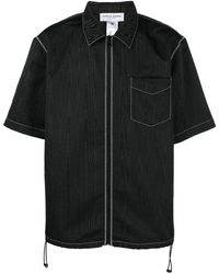 Marine Serre - Zip-up Short-sleeve Shirt - Lyst