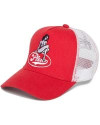 Philipp Plein - Mesh-Baseballkappe Mit Pin-Up-Stickerei - Lyst
